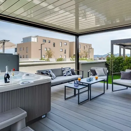 Luxury Marastina With Jacuzzi & Pool Apartamento Zadar